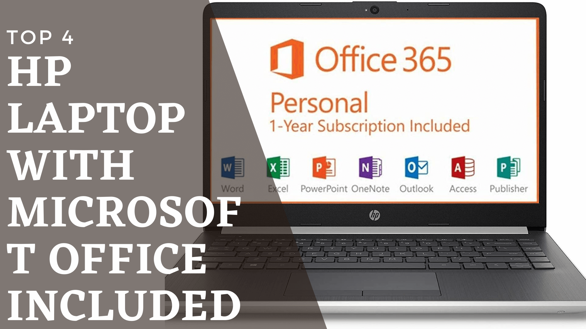 Top 4 HP Laptop With Microsoft Office Included