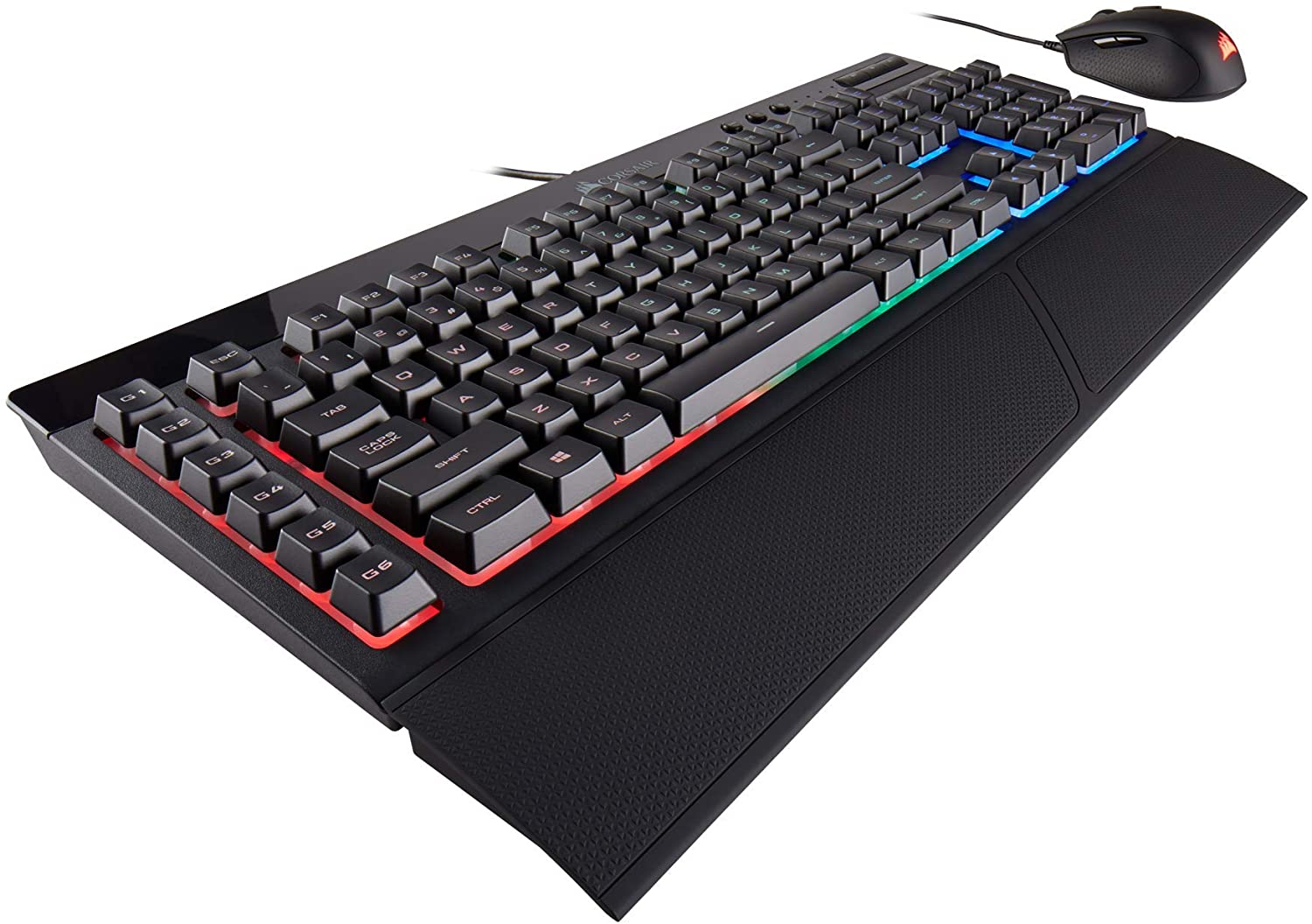 Corsair Gaming K55 + HARPOON RGB Gaming Keyboard and Mouse Combo